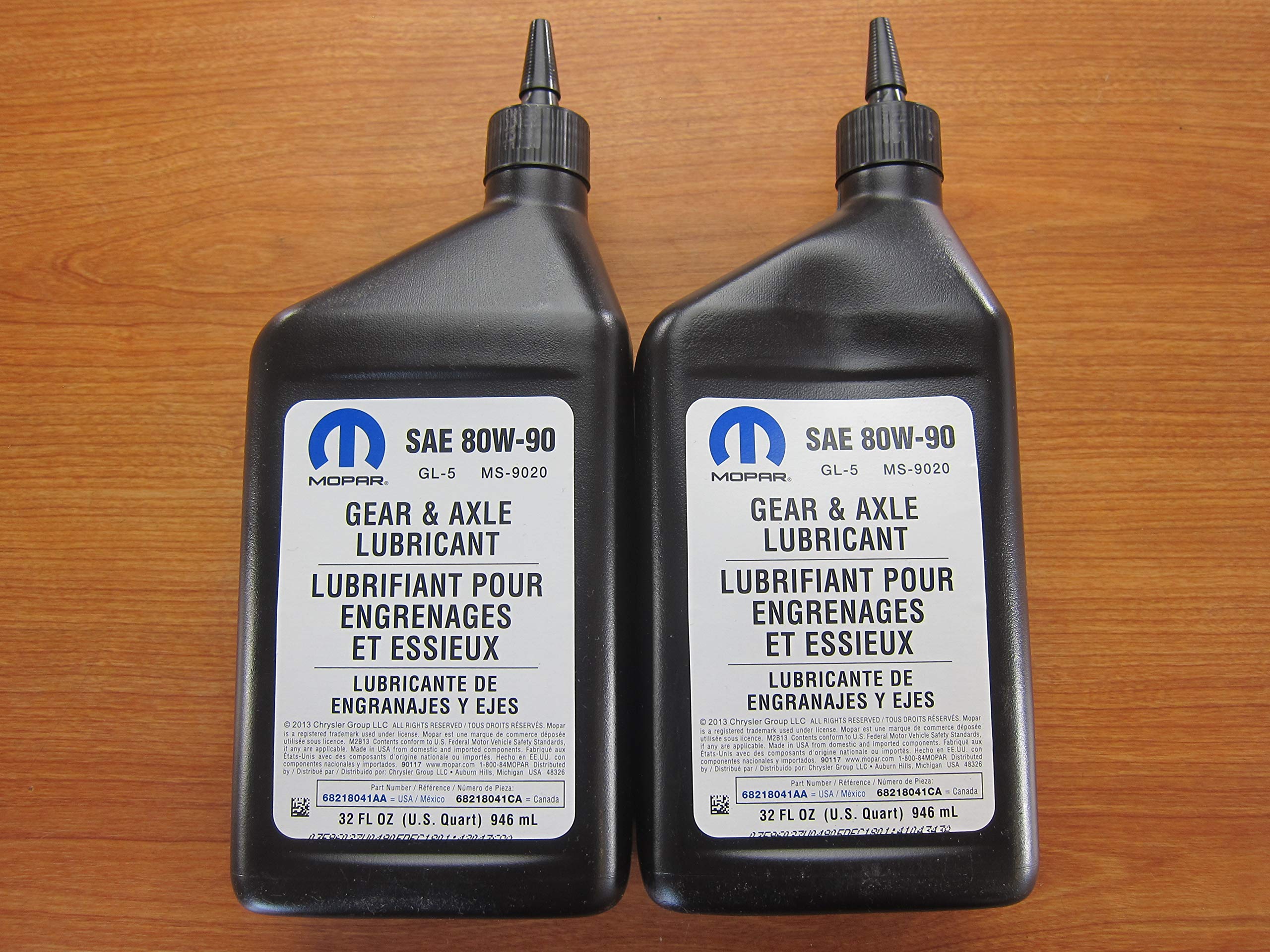 Amazon.com: Mopar Chrysler Dodge Jeep Ram 2 Quarts SAE 80W